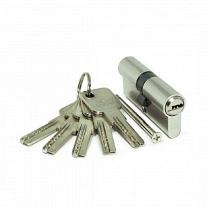 DORMA Цилиндровый механизм CBR-1 85 (40х45) ключ/ключ, никель #171268